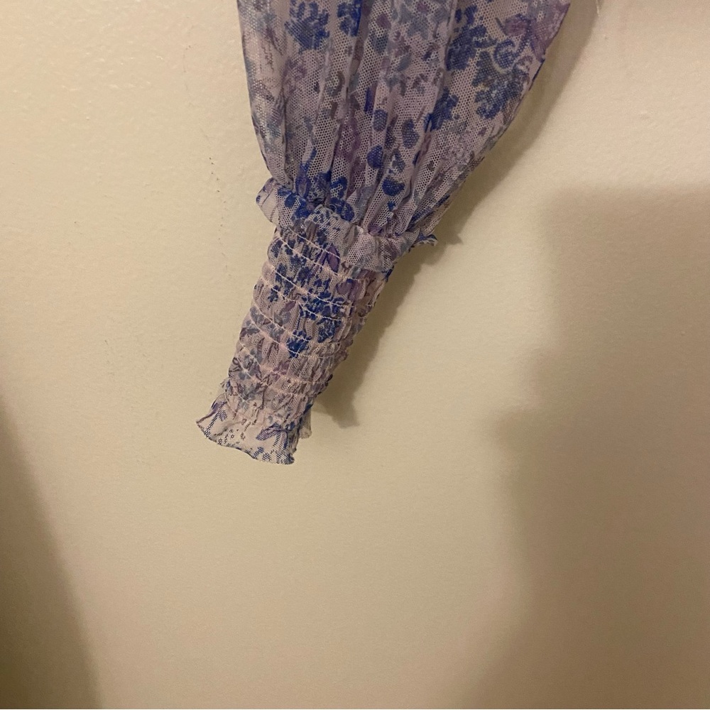 SALE Like new Free People Twyla smocked top Small - Picture 6 of 10